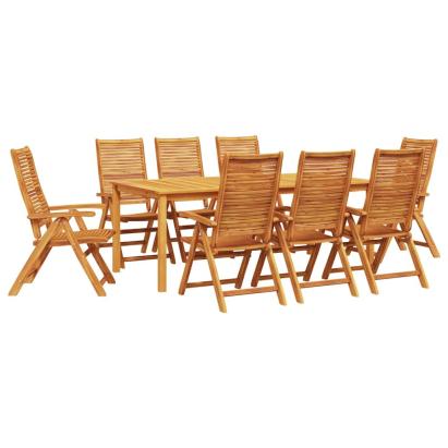 Set de masă pentru grădină 9 pcs Maro Lemn Solid de Acacia GartenMobel Dekor