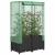 Strat înălțat cu husă de seră, aspect ratan, 80x40x138 cm GartenMobel Dekor