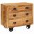 Dulap lateral Maro 70 x 38 x 63 cm Lemn masiv de mango GartenMobel Dekor