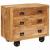 Dulap lateral Maro 70 x 38 x 63 cm Lemn masiv de mango GartenMobel Dekor