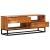 Cabinet TV natural 110 x 30 x 44 cm Lemn Solid de Acacia GartenMobel Dekor
