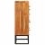 Comodă cu sertar natural 55 x 30 x 90 cm Lemn Solid de Acacia GartenMobel Dekor