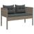 Set de canapele pentru grădină cu pernă 6 pcs Gri și gri închis GartenMobel Dekor
