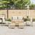 Set de canapele pentru grădină 6 pcs Bej și crem poliratan GartenMobel Dekor