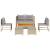 Set de canapele pentru grădină 6 pcs Beige și gri deschis GartenMobel Dekor