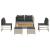 Set de canapele pentru grădină 6 pcs Gri deschis și gri închis GartenMobel Dekor