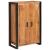 Highboard cu Uși Maro Lemn masiv de acacia și metal GartenMobel Dekor
