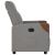 Fotoliu rabatabil, gri taupe, material textil GartenMobel Dekor
