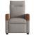 Fotoliu rabatabil, gri taupe, material textil GartenMobel Dekor