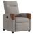 Fotoliu rabatabil, gri taupe, material textil GartenMobel Dekor