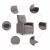 Fotoliu rabatabil, gri taupe, material textil GartenMobel Dekor