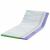 Suport pentru saltea Alb și Verde 90 x 200 cm Material jacquard GartenMobel Dekor