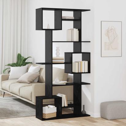 Dulap pentru cărți Stejar Negru 92 x 29 x 188 cm Lemn compozit GartenMobel Dekor
