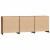 Bufet cu sertar 3 pcs Lemn vechi 70 x 41 x 75 cm Lemn compozit GartenMobel Dekor