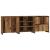 Bufet cu sertar 3 pcs Lemn vechi 70 x 41 x 75 cm Lemn compozit GartenMobel Dekor