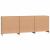 Bufet 3 pcs Stejar Artizanal 70 x 41 x 75 cm Lemn compozit GartenMobel Dekor
