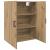 Dulap montat pe perete 2 pcs Stejar Artizanal 69,5 x 34 x 90 cm GartenMobel Dekor