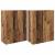 Dulap montat pe perete 2 pcs Lemn vechi 69,5 x 34 x 90 cm GartenMobel Dekor