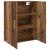 Dulap montat pe perete 2 pcs Lemn vechi 69,5 x 34 x 90 cm GartenMobel Dekor