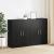 Dulap montat pe perete 2 pcs Stejar Negru 69,5 x 34 x 90 cm GartenMobel Dekor
