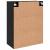 Dulap montat pe perete 2 pcs Stejar Negru 69,5 x 34 x 90 cm GartenMobel Dekor