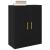 Dulap montat pe perete 2 pcs Stejar Negru 69,5 x 34 x 90 cm GartenMobel Dekor