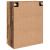 Dulap montat pe perete 2 pcs Lemn vechi 69,5 x 34 x 90 cm GartenMobel Dekor