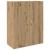 Dulap montat pe perete 2 pcs Stejar Artizanal 69,5 x 34 x 90 cm GartenMobel Dekor