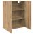 Dulap montat pe perete 2 pcs Stejar Artizanal 69,5 x 34 x 90 cm GartenMobel Dekor