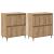 Dulap de depozitare 2 pcs Stejar Artizanal 60 x 35 x 70 cm GartenMobel Dekor