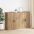 Dulap montat pe perete 2 pcs Stejar Artizanal 69,5 x 34 x 90 cm GartenMobel Dekor