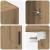 Dulap montat pe perete 2 pcs Stejar Artizanal 69,5 x 34 x 90 cm GartenMobel Dekor