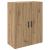 Dulap montat pe perete 2 pcs Stejar Artizanal 69,5 x 34 x 90 cm GartenMobel Dekor