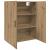 Dulap montat pe perete 2 pcs Stejar Artizanal 69,5 x 34 x 90 cm GartenMobel Dekor