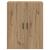 Dulap montat pe perete 2 pcs Stejar Artizanal 69,5 x 34 x 90 cm GartenMobel Dekor