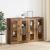 Mobilier cu Montaj pe Perete 2 pcs Lemn vechi 69,5 x 34 x 90 cm GartenMobel Dekor