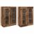 Mobilier cu Montaj pe Perete 2 pcs Lemn vechi 69,5 x 34 x 90 cm GartenMobel Dekor