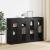 Mobilier cu Montaj pe Perete 2 pcs Stejar negru GartenMobel Dekor