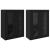Mobilier cu Montaj pe Perete 2 pcs Stejar negru GartenMobel Dekor