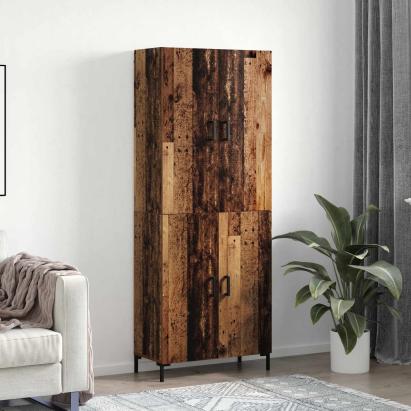 Bufet Pe perete Lemn vechi 69,5 x 34 x 180 cm Lemn compozit GartenMobel Dekor