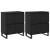 Bufet 2 pcs Stejar Negru 60 x 35 x 70 cm GartenMobel Dekor