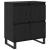 Bufet 2 pcs Stejar Negru 60 x 35 x 70 cm GartenMobel Dekor