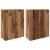 Dulap montat pe perete 2 pcs Lemn vechi 69,5 x 34 x 90 cm GartenMobel Dekor