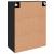 Dulap montat pe perete 2 pcs Stejar Negru 69,5 x 34 x 90 cm GartenMobel Dekor
