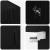 Dulap montat pe perete 2 pcs Stejar Negru 69,5 x 34 x 90 cm GartenMobel Dekor