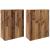 Dulap montat pe perete 2 pcs Lemn vechi 69,5 x 34 x 90 cm GartenMobel Dekor