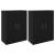 Dulap montat pe perete 2 pcs Stejar Negru 69,5 x 34 x 90 cm GartenMobel Dekor