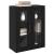 Mobilier cu Montaj pe Perete 2 pcs Stejar negru GartenMobel Dekor