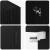 Mobilier cu Montaj pe Perete 2 pcs Stejar negru GartenMobel Dekor