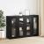 Mobilier cu Montaj pe Perete 2 pcs Stejar negru GartenMobel Dekor